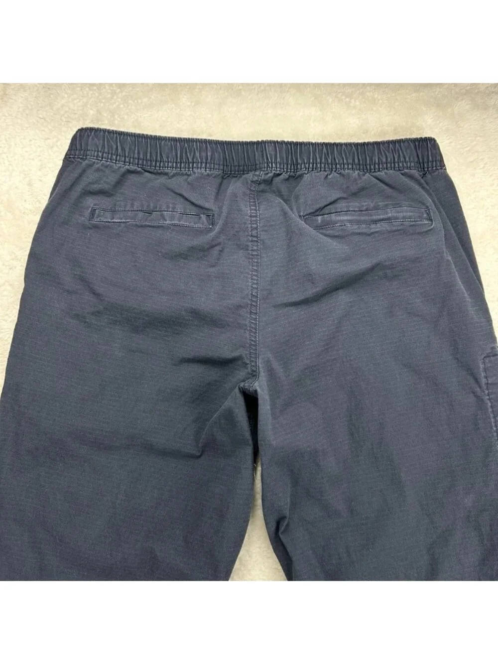 Bylt Premium Basics Pants Womens XL Ripstop Blue Drawstring Stretch Casual
